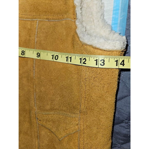 Vintage Unisex Kids Brown Leather Vest Size M (Made in Mexico) - Picture 10 of 11